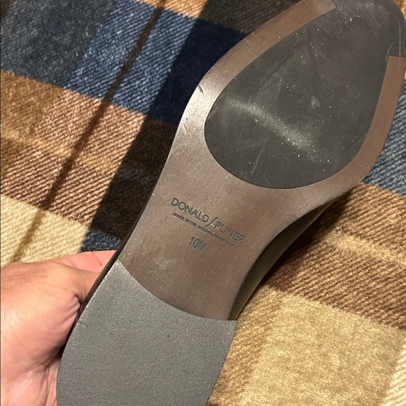 Donald J. Pliner Black Leather Loafers - Picture 5 of 11